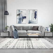vidaXL 2 db betonszürke szerelt fa dohányzóasztal 50 x 46 x 35 cm bútor