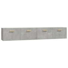 vidaXL 2 db betonszürke szerelt fa faliszekrény 100 x 36,5 x 35 cm (3115663) bútor
