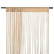 vidaXL 2 db bézs zsinórfüggöny 140 x 250 cm lakástextília