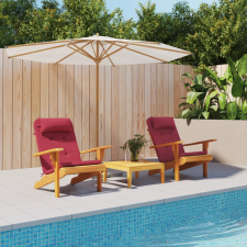 vidaXL 2 db bordó oxford-szövet Adirondack-székpárna lakástextília