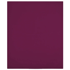 vidaXL 2 db bordó pamutdzsörzé gumis lepedő 100 x 200 cm lakástextília
