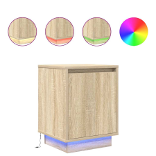 vidaXL 2 db éjjeliszekrények LED világítással 38x34x50 cm (861270) bútor