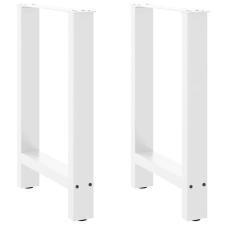vidaXL 2 db fehér acél dohányzóasztal lábak 60x(72-73) cm bútor