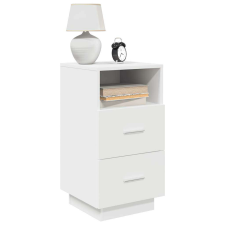 vidaXL 2 db fehér éjjeliszekrény 2 fiókkal 36x36x68 cm bútor