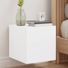 vidaXL 2 db fehér fali TV-szekrény LED-világítással 30,5x35x30 cm bútor