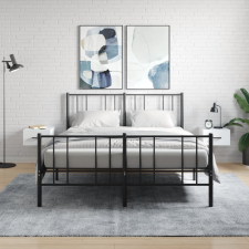 vidaXL 2 db fehér falra szerelhető éjjeliszekrény 35x35x20 cm bútor
