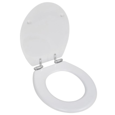 vidaXL 2 db fehér MDF WC ülőke lassan csukódó fedéllel (275885) takarító és háztartási eszköz