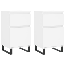 vidaXL 2 db fehér műfa tálalószekrény 40 x 35 x 70 cm (831165) bútor