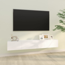 vidaXL 2 db fehér szerelt fa fali TV-szekrény 100 x 30 x 30 cm bútor