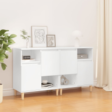 vidaXL 2 db fehér szerelt fa tálalószekrény 60 x 35 x 70 cm bútor