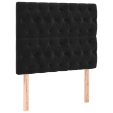 vidaXL 2 db fekete bársony fejtámla 90x7x78/88 cm (3116706) ágy és ágykellék