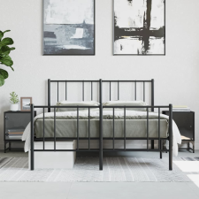 vidaXL 2 db fekete éjjeliszekrény üveg ajtóval 35 x 37 x 50 cm bútor