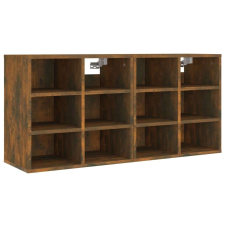 vidaXL 2 db füstös tölgy színű cipősszekrény 52,5x30x50 cm bútor