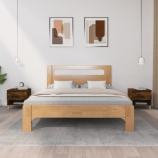 vidaXL 2 db füstös tölgyszínű szerelt fa éjjeliszekrény 50x46x50 cm bútor