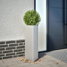 vidaXL 2 db horganyzott acél háromszög alakú kerti ültető 30x26x75 cm kerti tárolás