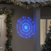 vidaXL 2 db karácsonyi kék csillagfény 140 db LED 17 cm