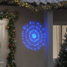vidaXL 2 db karácsonyi kék csillagfény 140 db LED 17 cm karácsonyfa izzósor