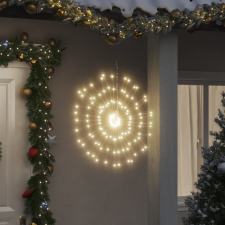 vidaXL 2 db karácsonyi meleg fehér csillagfény 140 db LED 17 cm karácsonyfa izzósor