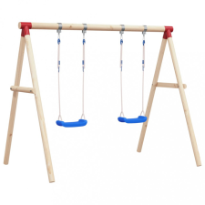 vidaXL 2 db kék polietilén hinta kötéllel 38 x 16 cm hinta