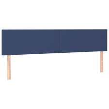 vidaXL 2 db kék szövet fejtámla 100x5x78/88 cm (345850) ágy és ágykellék