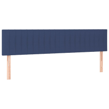 vidaXL 2 db kék szövet fejtámla 100x5x78/88 cm (346290) ágy és ágykellék