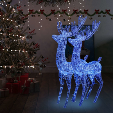 vidaXL 2 db kék xxl akril karácsonyi rénszarvas 250 led 180 cm kültéri világítás