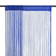 vidaXL 2 db kék zsinórfüggöny 100 x 250 cm lakástextília