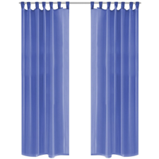 vidaXL 2 db királykék voile függöny 140 x 225 cm barkácsgép tartozék