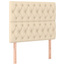 vidaXL 2 db krémszínű szövet fejtámla 100x7x78/88 cm (3116663) ágy és ágykellék