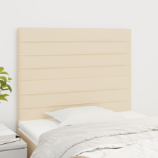 vidaXL 2 db krémszínű szövet fejtámla 90x5x78/88 cm ágy és ágykellék