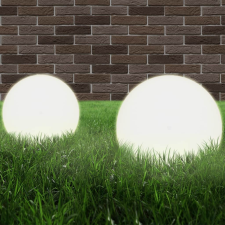 vidaXL 2 db LED gömblámpa 25 cm PMMA kültéri világítás
