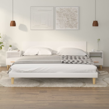 vidaXL 2 db magasfényű fehér éjjeliszekrény 40x35x47 cm bútor