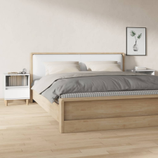 vidaXL 2 db magasfényű fehér éjjeliszekrény 40x35x50 cm bútor