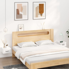 vidaXL 2 db magasfényű fehér fali éjjeliszekrény 35 x 35 x 20 cm bútor