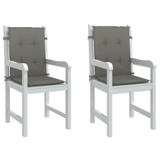 vidaXL 2 db melange sötétszürke szövet háttámlás székpárna 100x50x4 cm lakástextília