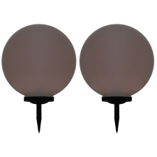 vidaXL 2 db napelemes kültéri LED gömblámpa 50 cm RGB kültéri világítás