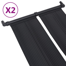 vidaXL 2 db napelemes medencefűtő panel 80 x 310 cm (3079661) medence kiegészítő