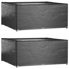 vidaXL 2 db négyzet alakú kerti bútorhuzat 16 fűzőlyukkal 300x300x75cm kerti bútor