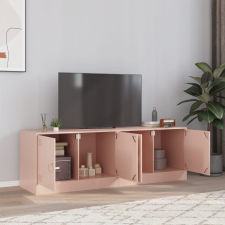 vidaXL 2 db rózsaszín acél TV-szekrény 67 x 39 x 44 cm bútor