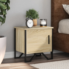 vidaXL 2 db sonoma tölgy színű forgácslap éjjeliszekrény 40x30x40 cm bútor