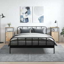 vidaXL 2 db sonoma-tölgyszínű szerelt fa éjjeliszekrény 41x31x80 cm bútor