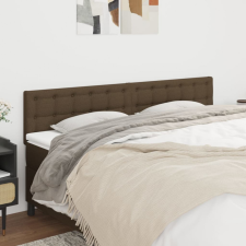 vidaXL 2 db sötétbarna szövet fejtámla 100x5x78/88 cm ágy és ágykellék