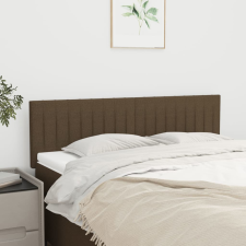 vidaXL 2 db sötétbarna szövet fejtámla 72 x 5 x 78/88 cm ágy és ágykellék