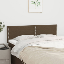 vidaXL 2 db sötétbarna szövet fejtámla 72 x 5 x 78/88 cm ágy és ágykellék