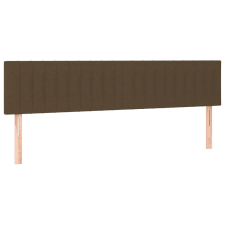 vidaXL 2 db sötétbarna szövet fejtámla 90x5x78/88 cm (346273) ágy és ágykellék