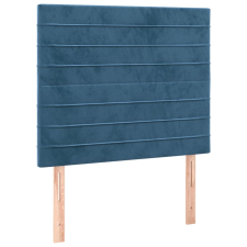 vidaXL 2 db sötétkék bársony fejtámla 90x5x78/88 cm (3116512) ágy és ágykellék