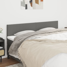 vidaXL 2 db sötétszürke szövet fejtámla 100x5x78/88 cm ágy és ágykellék