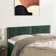 vidaXL 2 db sötétzöld bársony fejtámla 72 x 5 x 78/88 cm ágy és ágykellék