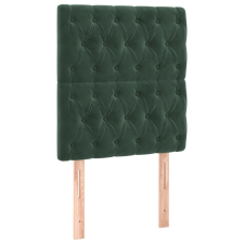 vidaXL 2 db sötétzöld bársony fejtámla 80x7x78/88 cm (3116701) ágy és ágykellék