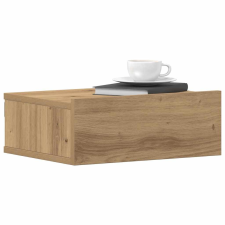 vidaXL 2 db szerelt fa lebegő éjjeliszekrények 40x32x15 cm bútor